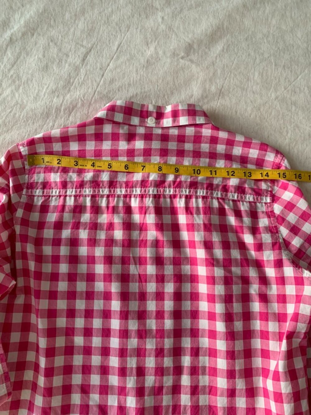 Patagonia Long Sleeve Pink plaid Shirt 100% organic Cotton Women's Size 6 - Picture 8 of 8